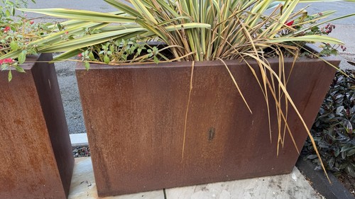 Corten steel garden - corten,