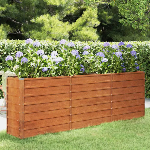 Garden raised bed rusty - garden,