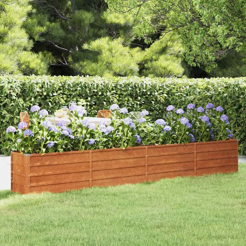 Large corten steel - steel, raised