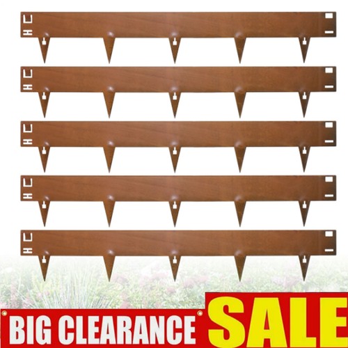 Corten steel lawn edging - steel,