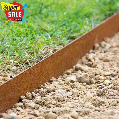 Corten steel lawn edging - corten, set