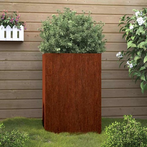 Planter 42x38x75 corten - 42x38x75, cm