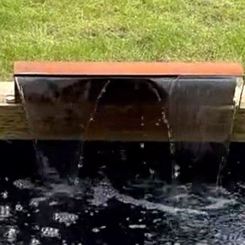Corten steel water - , blade