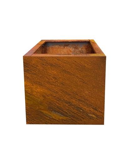Metal planter plant - -, rust