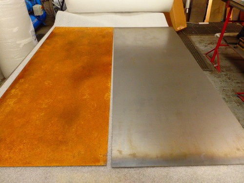 Natural corten steel sheet a4 - natural,