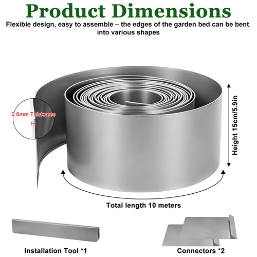 10m 50m metal garden - 10m-50m, edging
