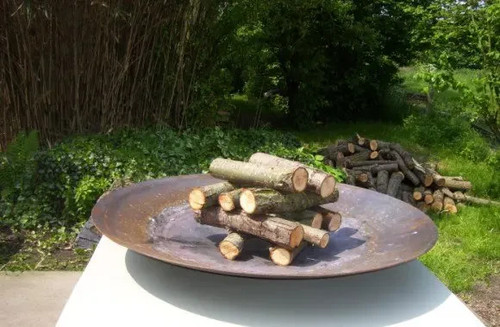 Corten steel fire pit - corten,
