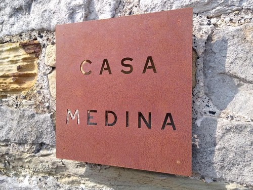 Corten steel plaque - corten,