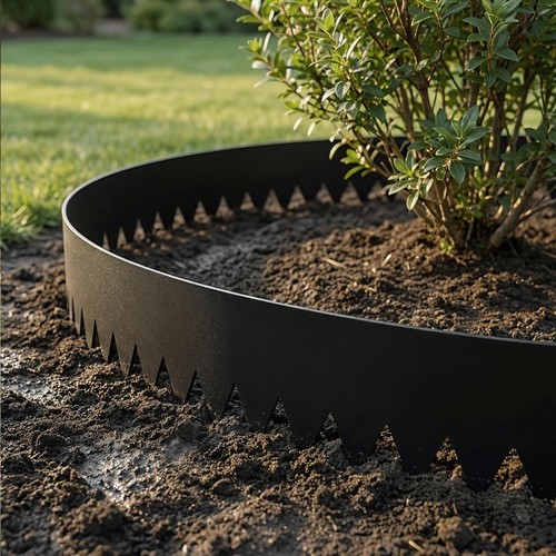 20cm corten steel - 20cm, lawn