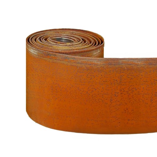 Corten steel metal lawn edging - steel,