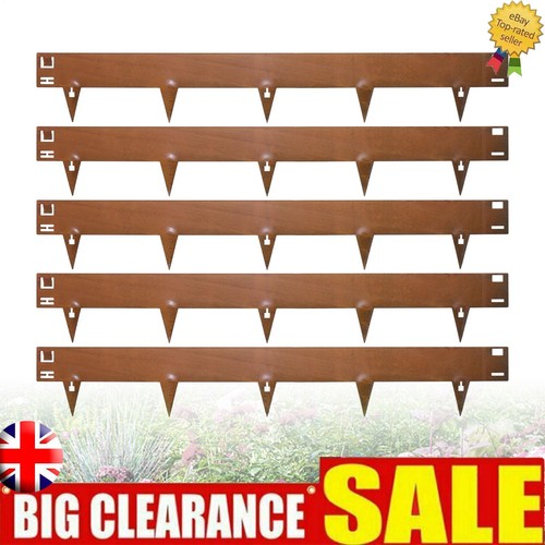 Corten steel lawn - steel, set