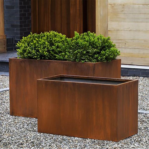 80cm metal planter - 80cm,