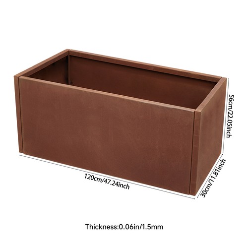 Heavy duty corten steel garden - duty,