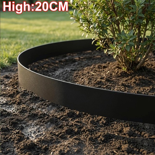 Corten steel lawn edging set - corten,