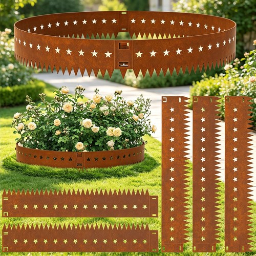 20cm metal garden edging - x,
