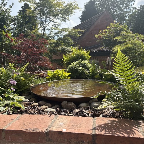 80cm corten steel water - steel,