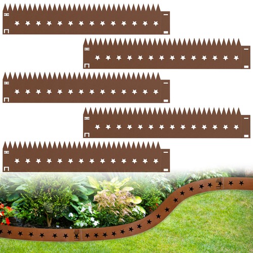 Metal garden edging corten - metal,